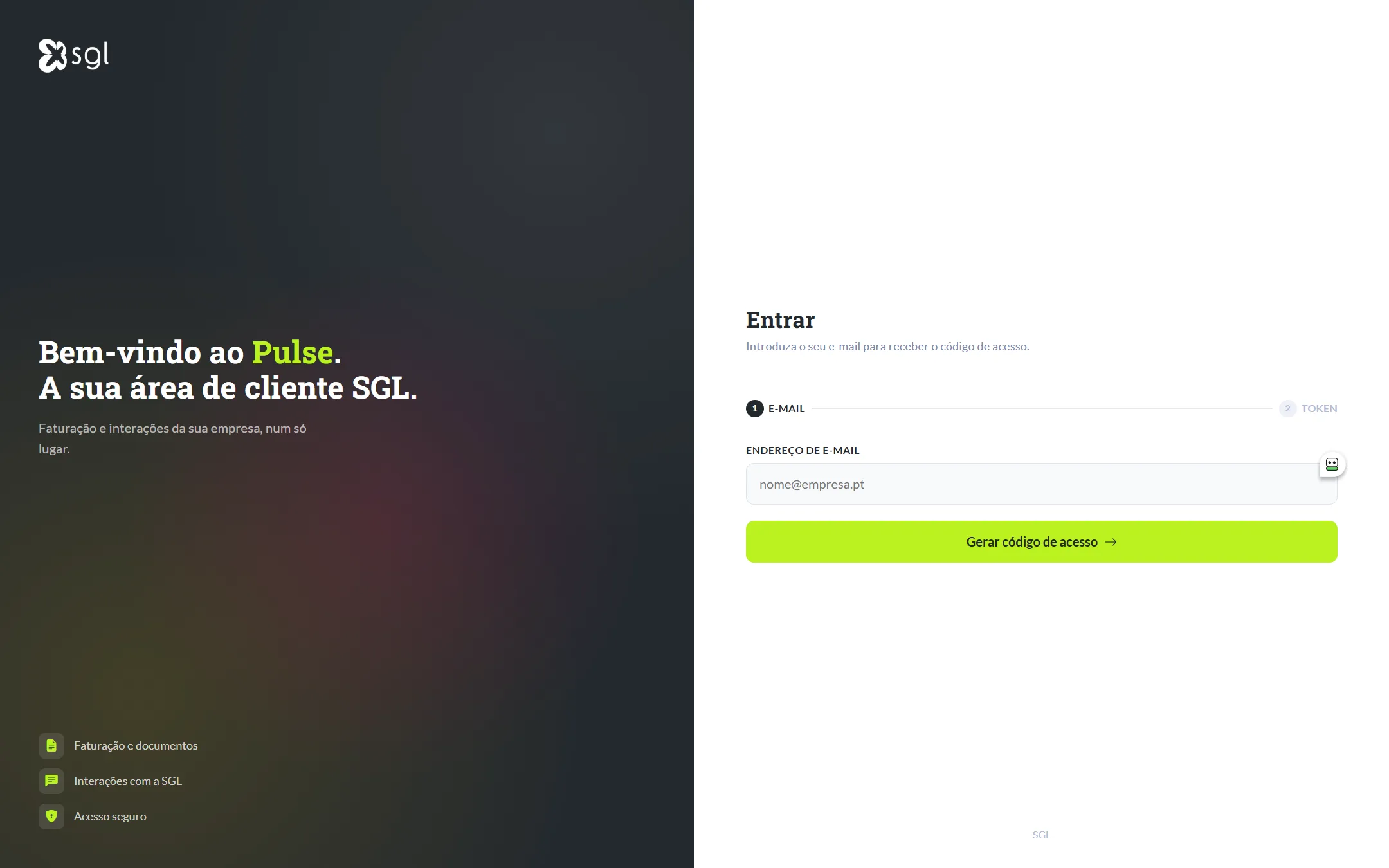 Pulse, portal de cliente